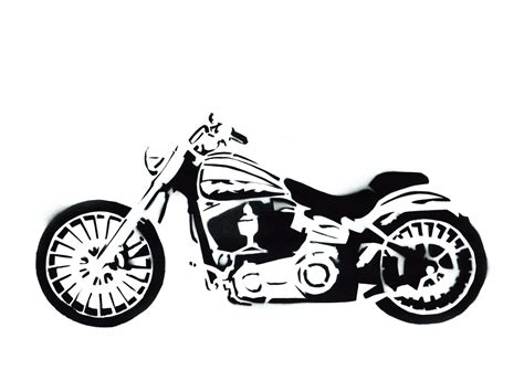 Printable Motorcycle Stencils