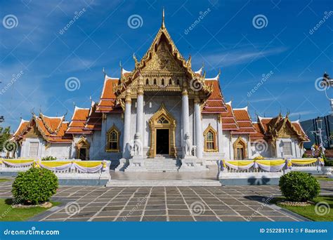 Wat Benchamabophit Temple in Bangkok Thailand, the Marble Temple in ...