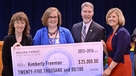 Classroom creativity earns Freeman '04 Milken Educator Award - News