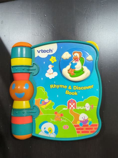 Vtech Rhyme & Discover Book, Babies & Kids, Infant Playtime on Carousell