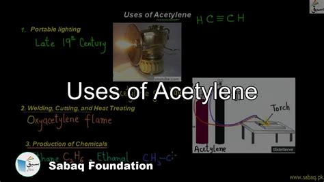 Uses of Acetylene, Chemistry Lecture | Sabaq.pk - YouTube