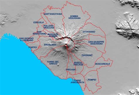 Mount Vesuvius World Map