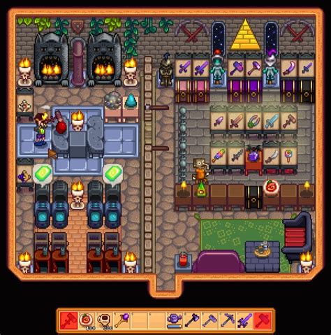 Interior - Started my own Blacksmith Shop | Stardew Valley Forums