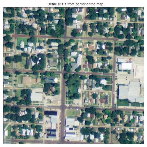 Aerial Photography Map of Ellinwood, KS Kansas