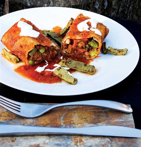 Vegan Chimichangas from Vegan Mexico - Healthy Slow Cooking