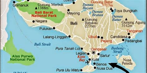 Bali Benoa Port Map - Triba East