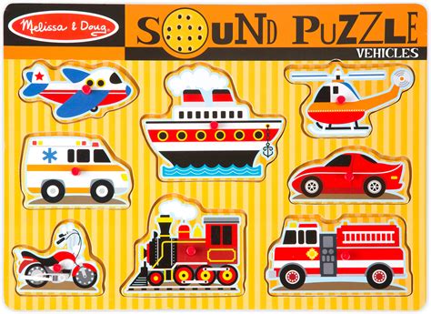 SOUND PUZZLE VEHICLES - Toys 2 Learn