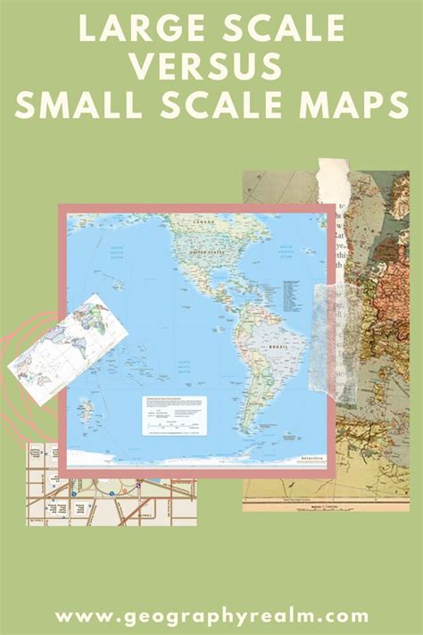 Large Scale Versus Small Scale Maps | Scale map, Map, Cartography