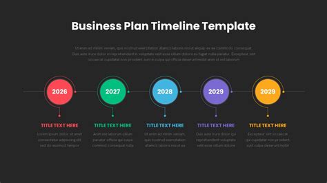 Year Based Business Plan Timeline Template for PowerPoint & Keynote