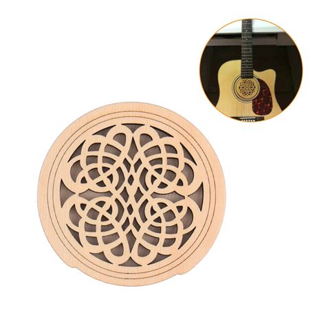 Guitar Part Sound Cover Reduce Noise 41 inch Guitar Sound Hole Cover Anti echo Electric Box Folk ...