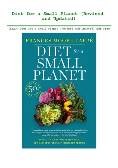 [READ] Diet for a Small Planet (Revised and Updated) pdf free