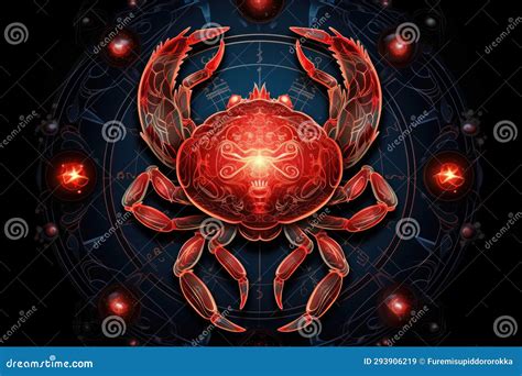 Zodiac Cancer Symbol Cancer Crab Cancer is an Astrological Sign. the Constellation of the Crab ...