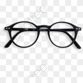 Black Circle Frame Glasses, HD Png Download - vhv