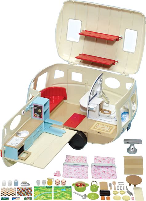 Calico Critters - Caravan Family Camper - Kite and Kaboodle