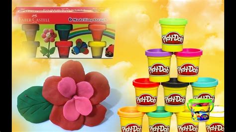 Most Beautiful Flower Making With Play Doh | Fun & Creative For Children | Play Dough FLOWER ...