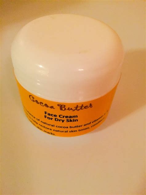 Items similar to Cocoa Butter Face Cream with Shea Butter 2.5oz Helps clears acne skin on Etsy