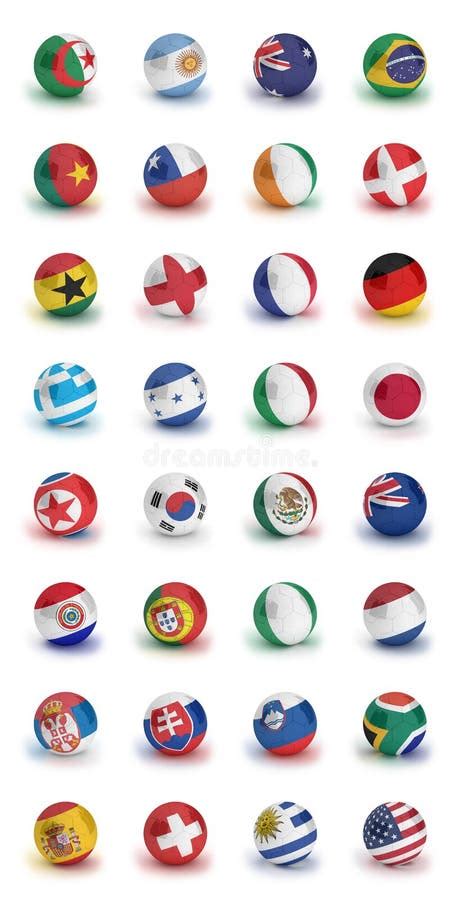 World Cup Teams stock illustration. Illustration of match - 13895037