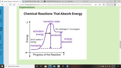 20 POINTS PLZ HELP Draw the chemical reaction energy diagram for the ...