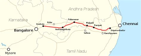 Bangalore Chennai Expressway Route Map, Cost, Progress, and More - Infra Info Hub