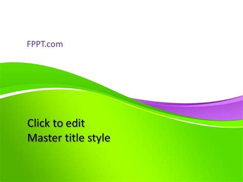 Free Background Green PowerPoint Template - Free PowerPoint Templates Simple Powerpoint ...