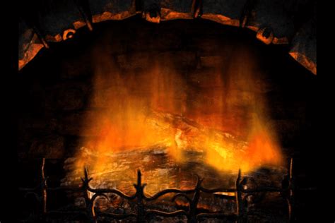 Animated Fireplace Wallpaper