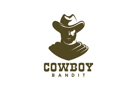 Cowboy Logo Graphic by Barra Zain · Creative Fabrica