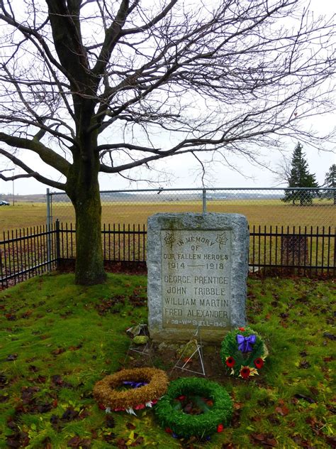 Ontario War Memorials: Honeywood