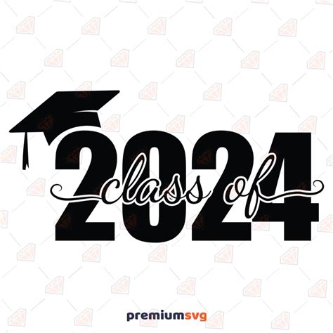 Class Of 2024, Word Lettering Script Congrats Graduation, 58% OFF