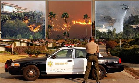 Evacuations ordered as wildfire burns out of control north of Los ...