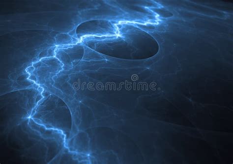 Blue lightning stock illustration. Illustration of lightning - 93803972