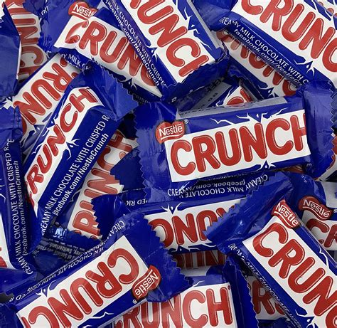 Buy Nestle Crunch Bar, Creamy Milk Chocolate Crisped Rice, Snack Fun ...