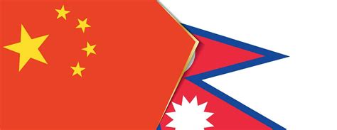 China and Nepal flags, two vector flags. 33294221 Vector Art at Vecteezy