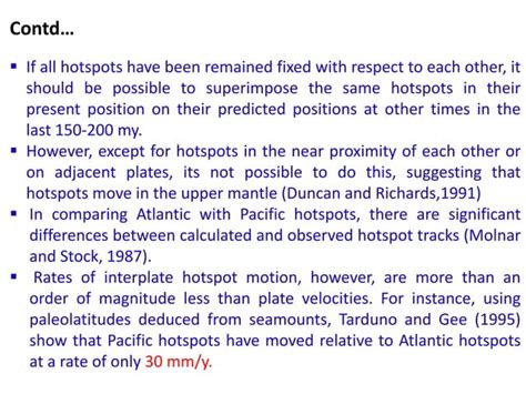 Hotspots and Mantle plumes | PPT