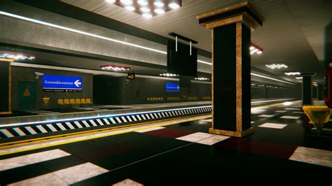 Tehran Metro station — polycount