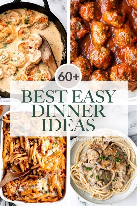 60+ Easy Dinner Ideas - Ahead of Thyme