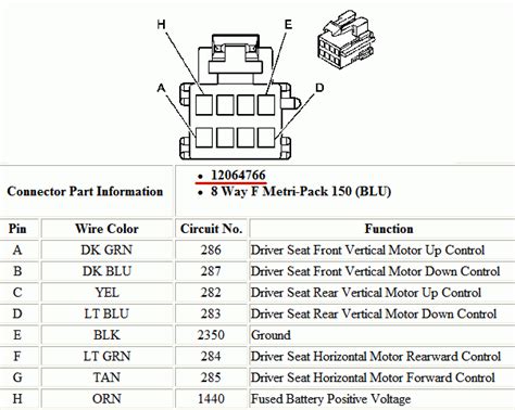 2008 Chevy Silverado Power Seat Wiring Diagram - diagram waterfall