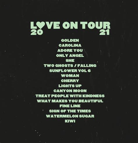 Your Guide To Harry Styles’ Love On Tour Set List - Capital