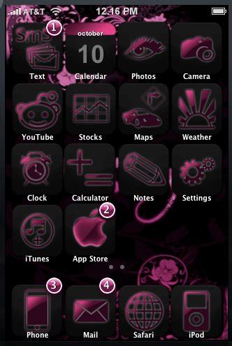 Pink iPhone Themes