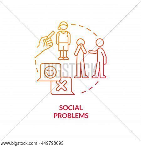 Social Problems Red Vector & Photo (Free Trial) | Bigstock