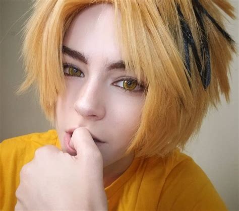 Kaminari Denki || Cosplay || Boku no hero Academia || My hero Academia Cute Cosplay, Anime ...