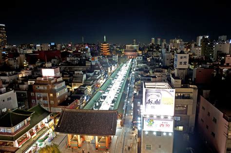 Night view from Asakusa Culture Tourist Information Center