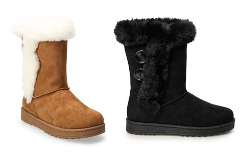 Kohl’s: Women’s Faux-Fur Winter Boots – only $16 (reg $60)! – Wear It ...