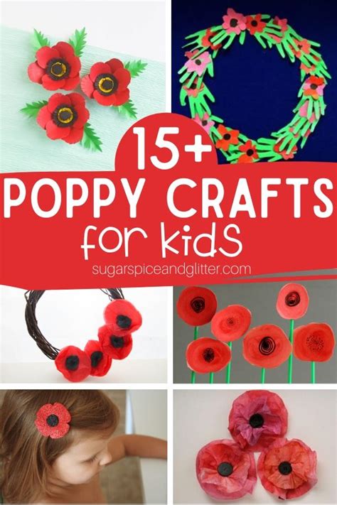 10 Poppy Crafts for Remembrance Day