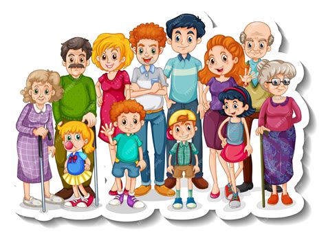 Clipart Extended Family