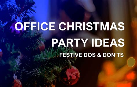 Office Christmas Party Ideas | Festive Dos and Don't | Growthonics