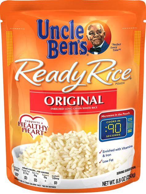 UNCLE BEN'S Ready Rice: Original, 8.8oz - Walmart.com