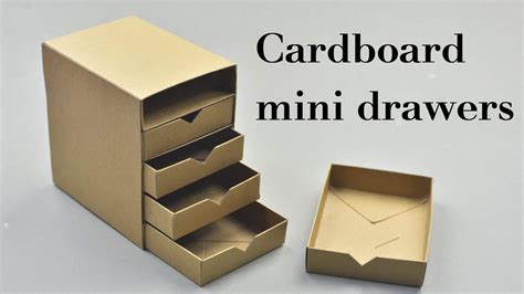 DIY Cardboard Mini Drawers Tutorial | Creative DIY | FunnyCat.TV