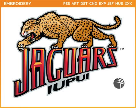 IUPUI Jaguars - Alternate Logo (2008) - College Sports Embroidery Logo ...