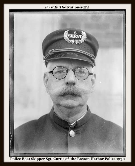 Police Boat Skipper Sgt. Curtis of the Boston Harbor Police 1930 # ...