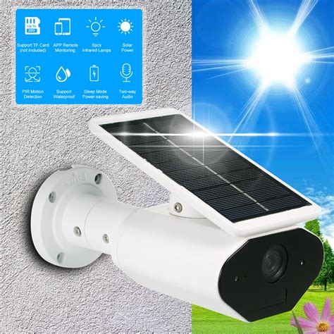 WIFI Wireless Waterproof Outdoor Camera 960P Solar Battery Power Low Power Consumption ...